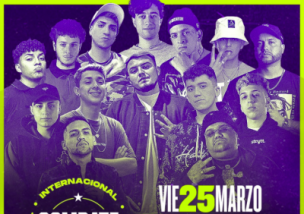 Este viernes 25 de marzo se realizará la Final Internacional de Combate Freestyle: Conoce a los representantes chilenos