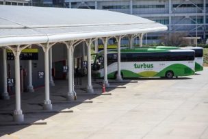 Inauguran nueva estación de buses del Aeropuerto de Santiago