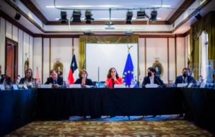 Ministra Urrejola se reunió con representantes de la UE en Chile: 