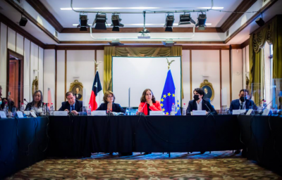 Ministra Urrejola se reunió con representantes de la UE en Chile: “Esperamos una pronta suscripción de nuestro Acuerdo de Asociación”