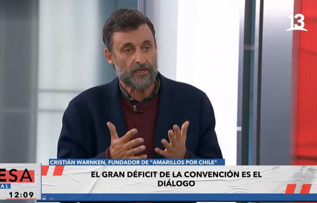 Warnken (Amarillos por Chile) por la CC: “Los signos que nos llegan no son positivos, por eso hicimos una alerta”