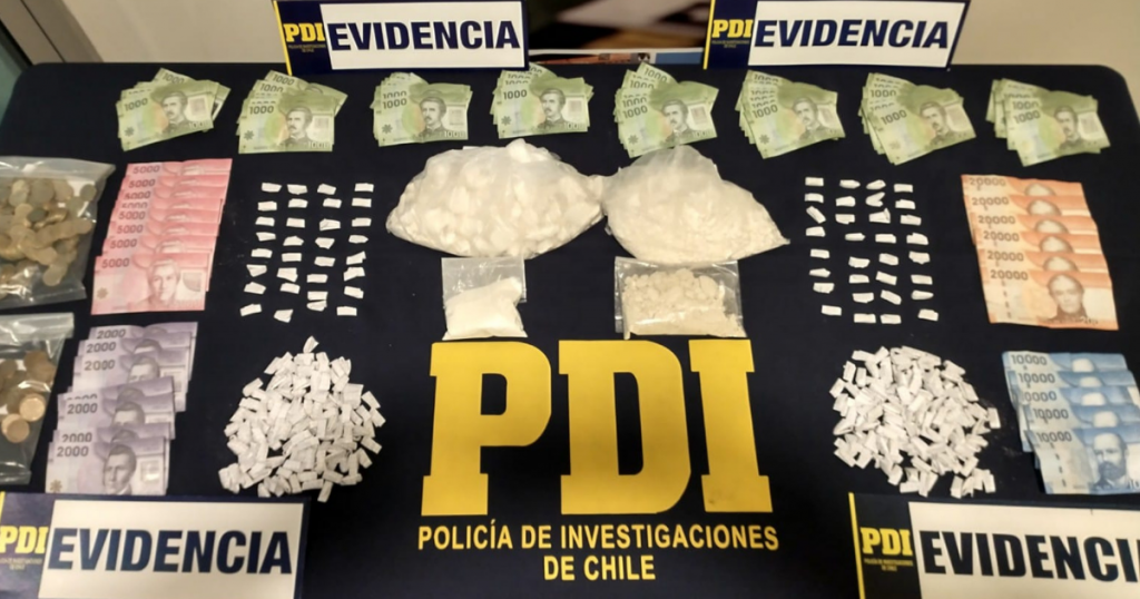 PDI incautó casi un kilo de cocaína en Coquimbo