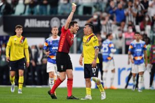 Gary Medel fue expulsado en ingrato empate del Bologna ante la Juventus