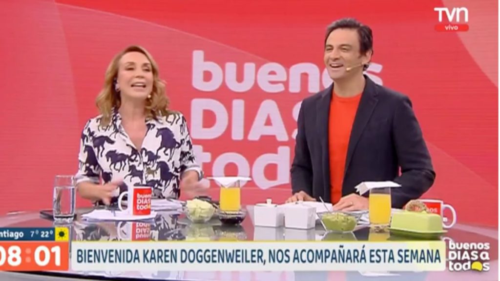 Karen Doggenweiler regresó a la conducción de “Buenos Días a Todos”: “Es por un ratito…”