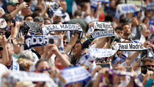 Emocionante: hinchas del Real Madrid homenajean a Cristiano Ronaldo en el Santiago Bernabéu