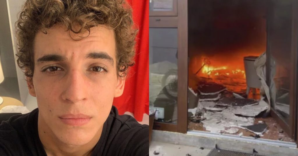 Actor de “La Casa de Papel” compartió doloroso video del momento en donde su casa se incendia