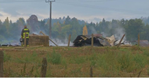 Araucanía: Investigan posible intencionalidad de incendio en fundo de familia Luchsinger en Vilcún