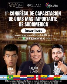Inscríbete y sé parte del 1º Congreso de capacitación de uñas más importante de Sudamérica