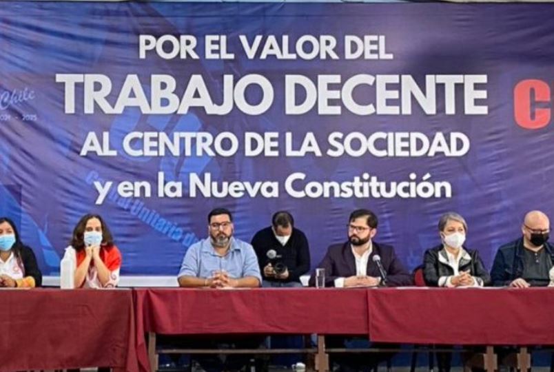 Boric en cita con CUT: “No podemos olvidar de dónde venimos, nos debemos a las y los trabajadores”