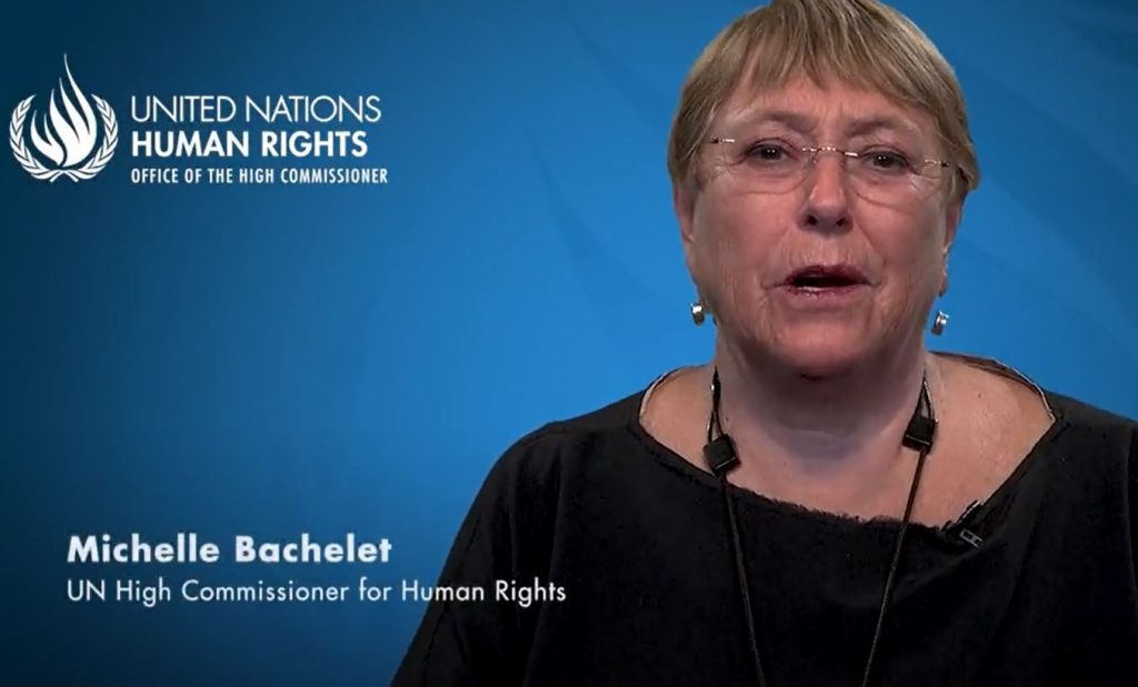 Michelle Bachelet alerta “evidencias crecientes” de crímenes de guerra en Ucrania