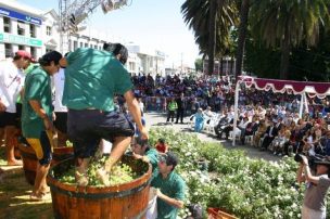 Fiesta de la vendimia vuelve a celebrarse en Santiago