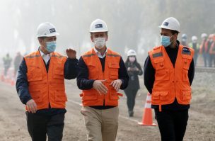 Ministro de Transportes visitó avances de obras en futura Estación Tres Poniente