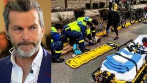 Cristián Sánchez sufrió fuerte caída en bicicleta y terminó con fractura: 