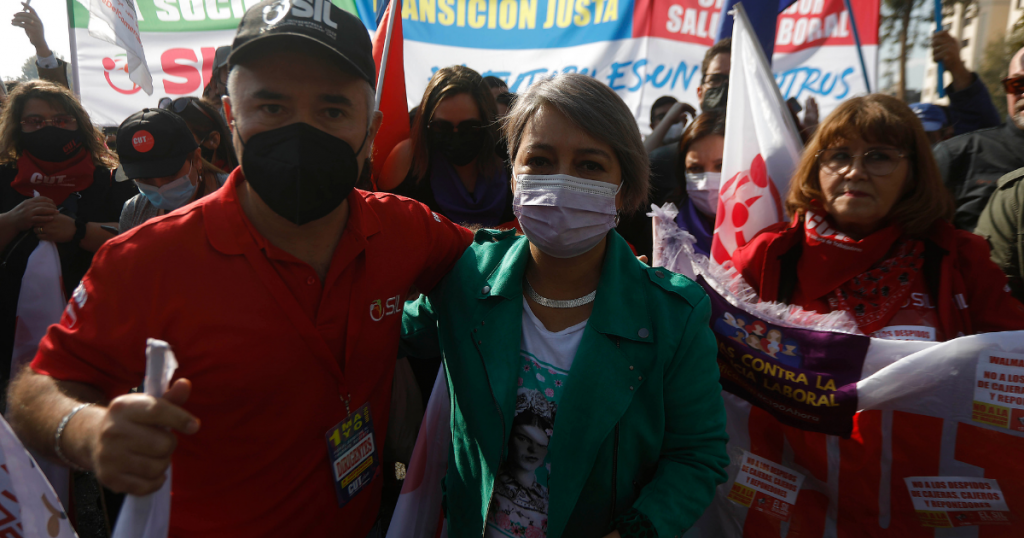 Ministra del Trabajo en marcha CUT: “Vamos a avanzar en la reducción de la jornada laboral a 40 horas, merecemos un buen vivir”