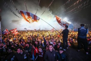 La desbordante celebración del los hinchas del Trabzonspor y un título tras 38 años