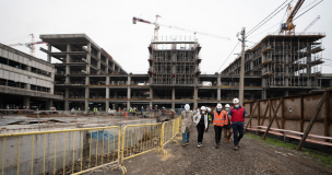 Obras del nuevo Hospital Regional de Ñuble presenta un 35% de avance