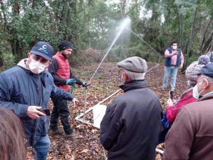 Capacitan en riego a productores de secano que recibirán agua del Laja-Diguillín