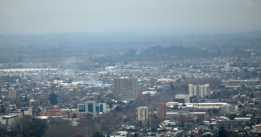 Decretan primera alerta ambiental para las comunas de Talca y Maule por malas condiciones de ventilación