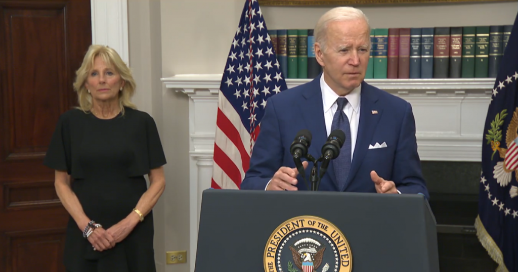 Joe Biden tras tiroteo en escuela de Texas: “Estoy harto y cansado de eso. Tenemos que actuar”