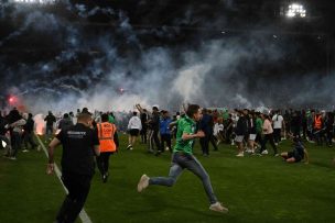 Francia en la mira: barristas del Saint Etienne protagonizan incidentes tras descenso a la Ligue 2