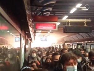 Video muestra el momento de falla eléctrica en el Metro: pasajeros evacuaron asustados