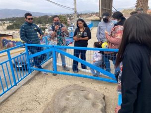 Gran interés generó “Ruta urbana de las piedras tacitas de Guanaqueros” en el Día de los Patrimonios