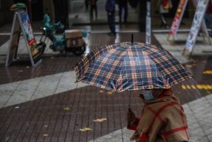 Meteorología emite aviso por precipitaciones en cuatro regiones