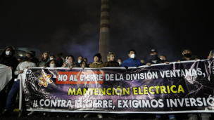 Trabajadores de Coldeco comenzarán este miércoles con el paro nacional por cierre de fundición Ventanas