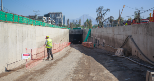 Este viernes iniciaron los cortes y desvíos en el sector La Pirámide por trabajos de Autopista Vespucio Oriente