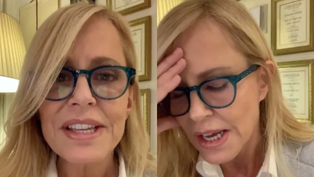 “Llorando un poco de angustia…”: Cecilia Bolocco se confesó en medio de un live
