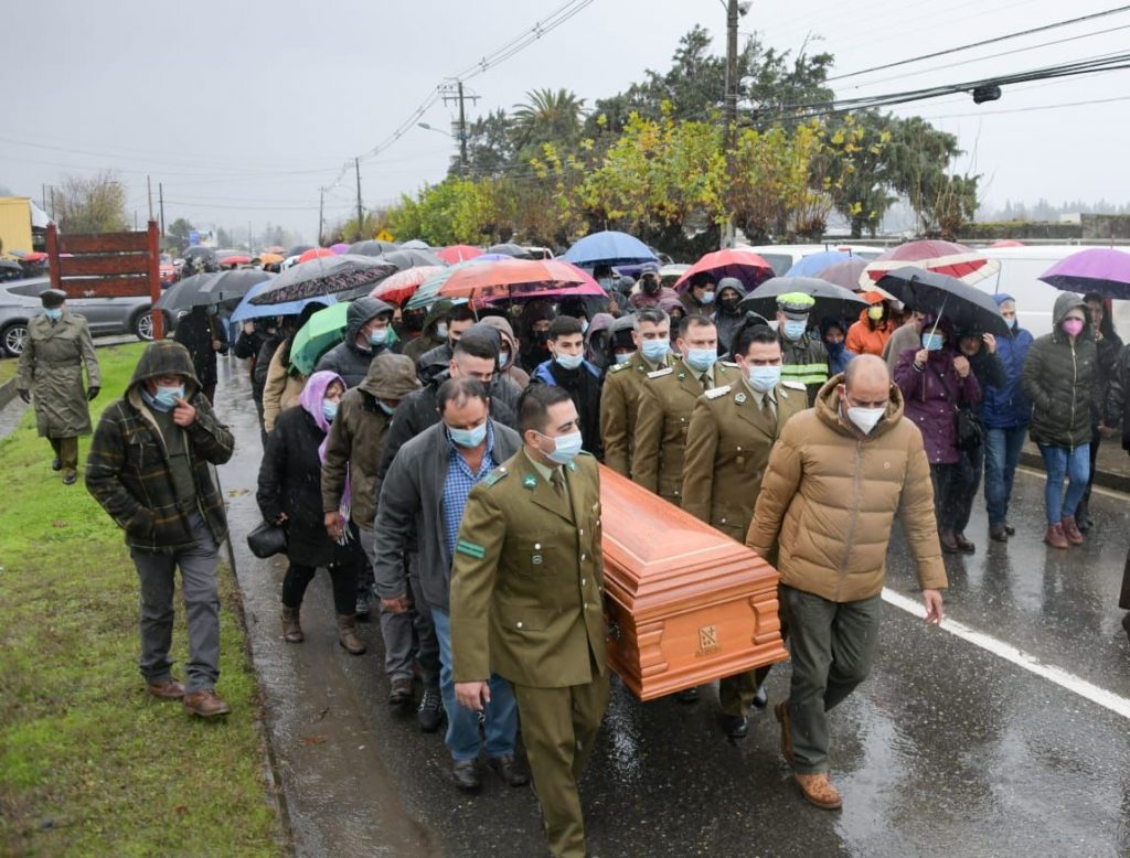 Comuna de Arauco despide al cabo Samuel Tisnao Rivas: “Estos son los momentos que no queremos enfrentar como Carabineros”