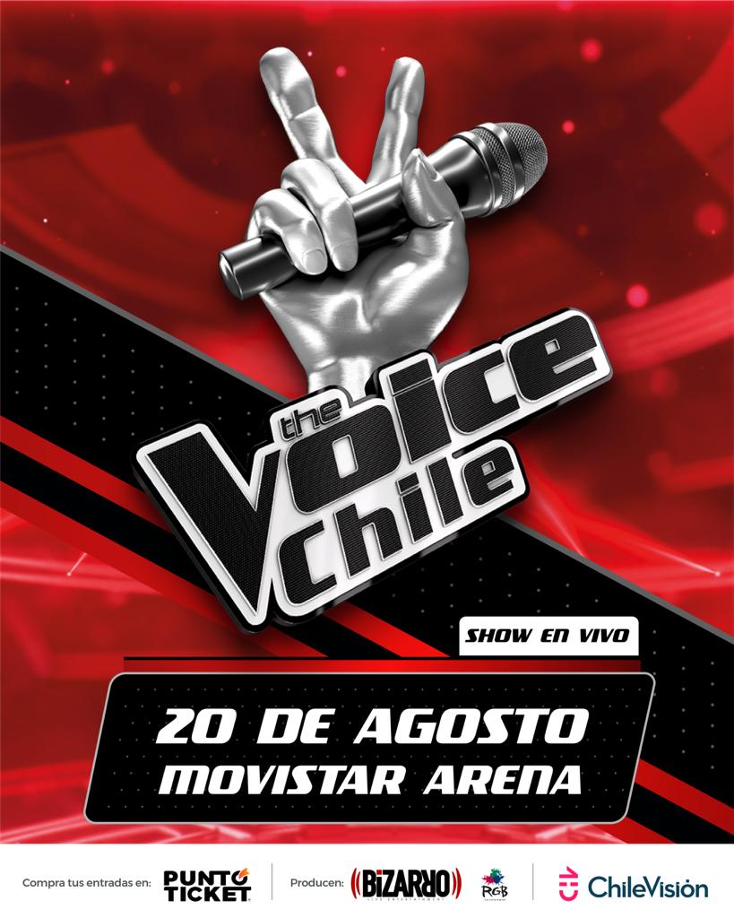 Hoy comienza venta de entradas para “The Voice Chile” en vivo