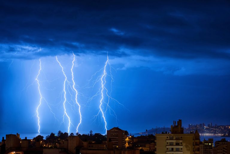 Alerta Amarilla por lluvias, viento y tormentas eléctricas en el norte del país