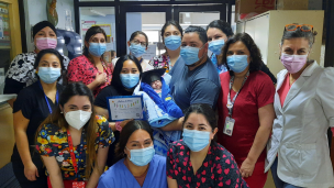 Estuvo casi cuatro meses en el Hospital van Buren: Bebé prematuro que llegó a pesar 370 gramos fue dado de alta
