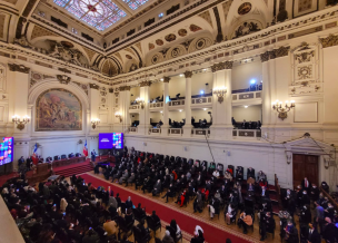 Rectora de la Universidad de Chile, Rosa Devés, aborda la entrega de la propuesta de nueva Constitución: 