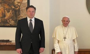 Elon Musk se reunió con el Papa Francisco