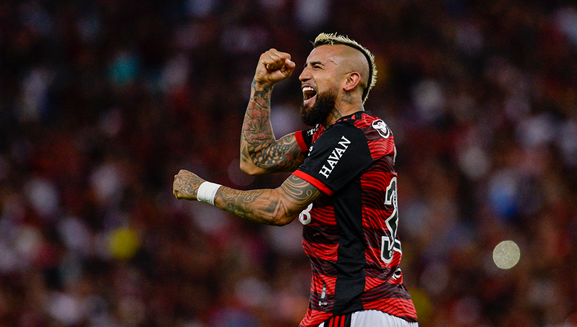 Arturo Vidal tras marcar su primer gol con el Flamengo: “Hay una inmensa alegría en este equipo”