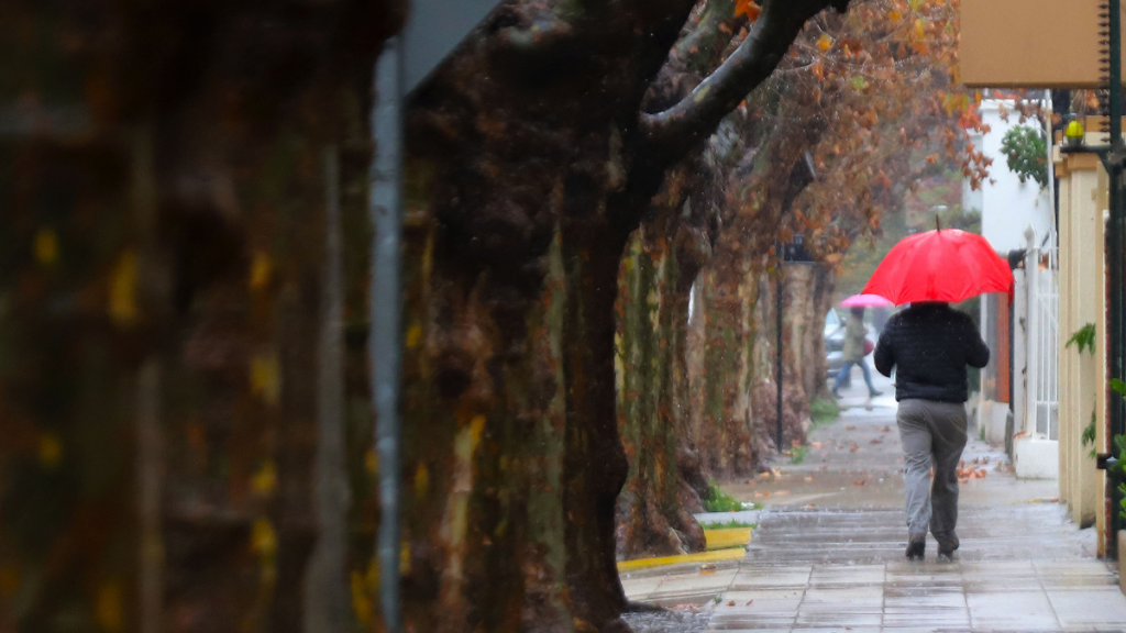 Lluvias y fuertes vientos: Sistema frontal frío se está desarrollando en la zona central del país