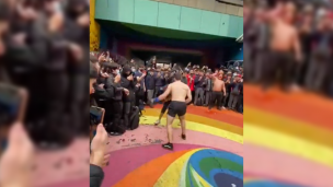 VIDEO | Paseo Bandera fue ocupado como 