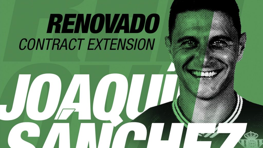 “Un año más y me voy”: el ‘juvenil’ Joaquín renueva hasta 2023 con el Betis