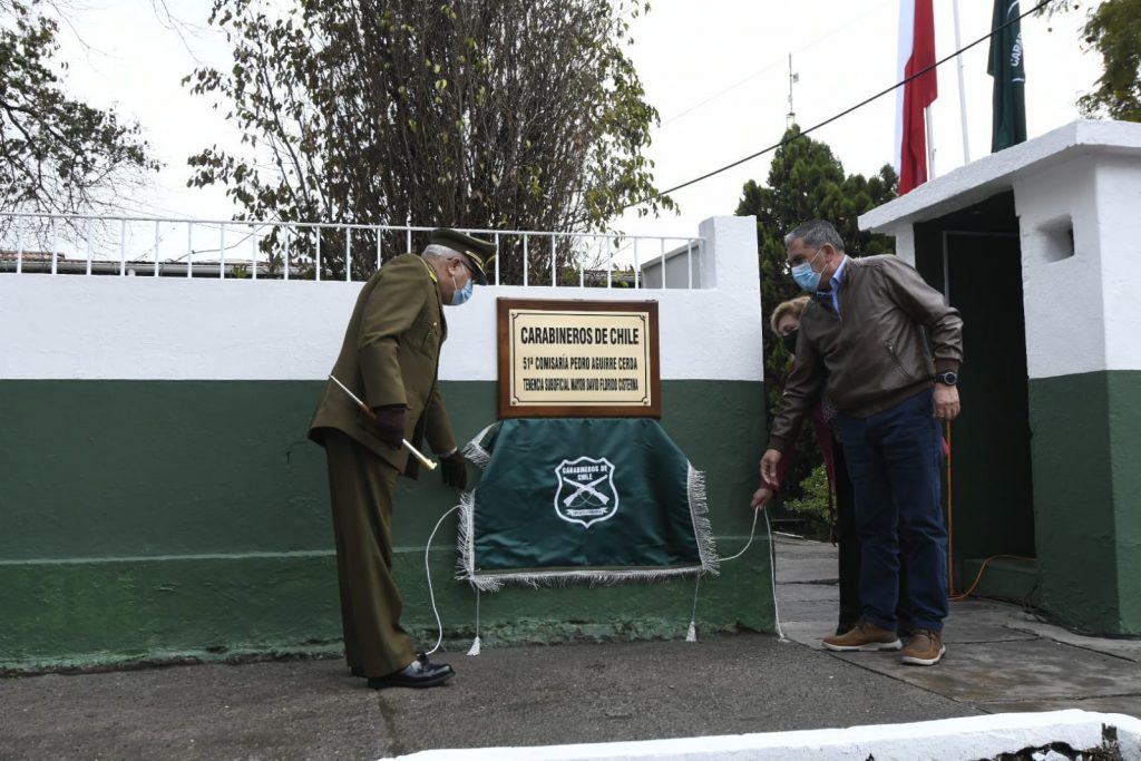 Carabineros bautiza tenencia de Pedro Aguirre Cerda como David Florido en homenaje del mártir institucional