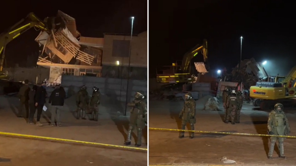 Destruyen viviendas de la denominada “Tomas Vip” en Antofagasta
