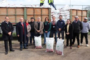 Director Nacional de Indap da inicio a la entrega de fertilizantes a pequeños agricultores de O'Higgins