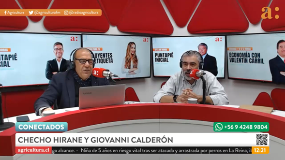 Giovanni Calderón: “Desde que asume  Gabriel Boric se produce un aumento exponencial de los delitos más violentos”