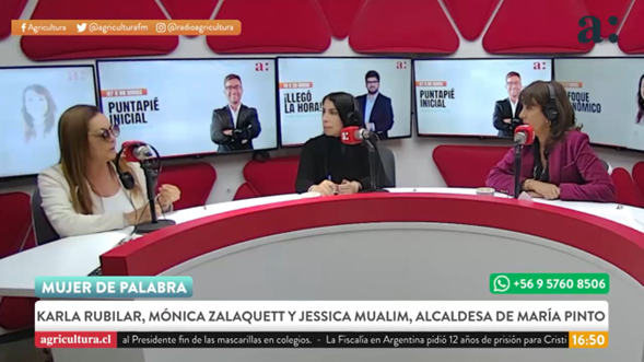 Alcaldesa de María Pinto, Jessica Mualim: “Que se gaste 4 veces más en un preso que en un niño, no se en que país estoy”