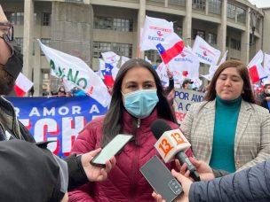 Diputadas RN realizaron banderazo por el Rechazo en el Biobío