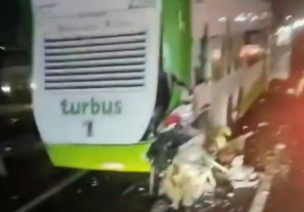 Ruta 68: Accidente entre un bus y un auto dejó un fallecido