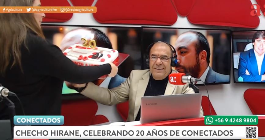 “Conectados” con Sergio “Checho” Hirane cumple 20 años en Agricultura