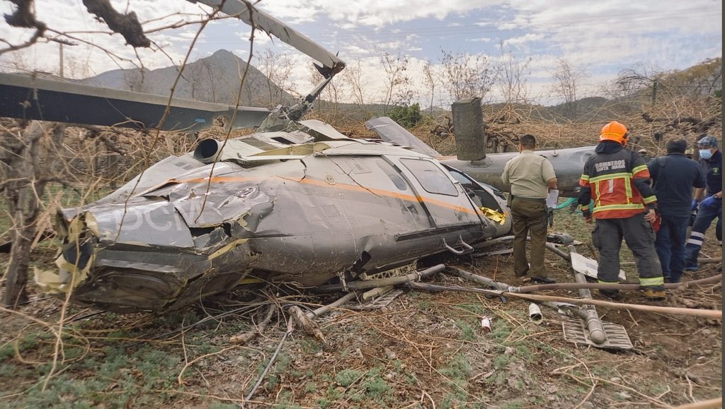 Fallece piloto de helicóptero que estrelló en San Esteban