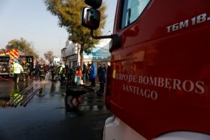 Hombre murió en incendio en Maipú: Siniestro destruyó la vivienda